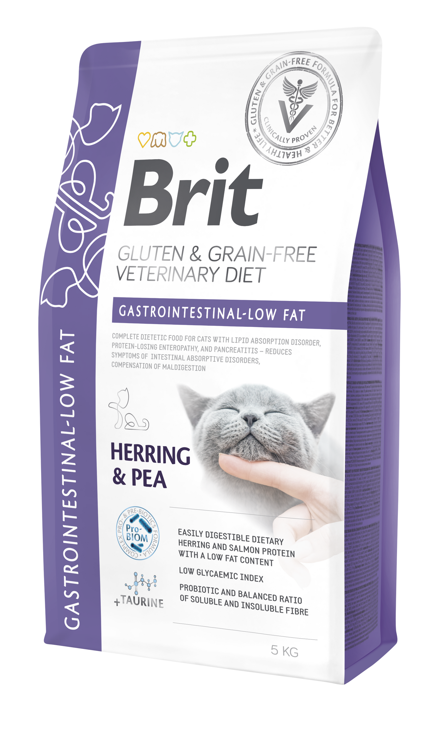 Brit GF Veterinary Diets CAT Gastrointestinal-low fat