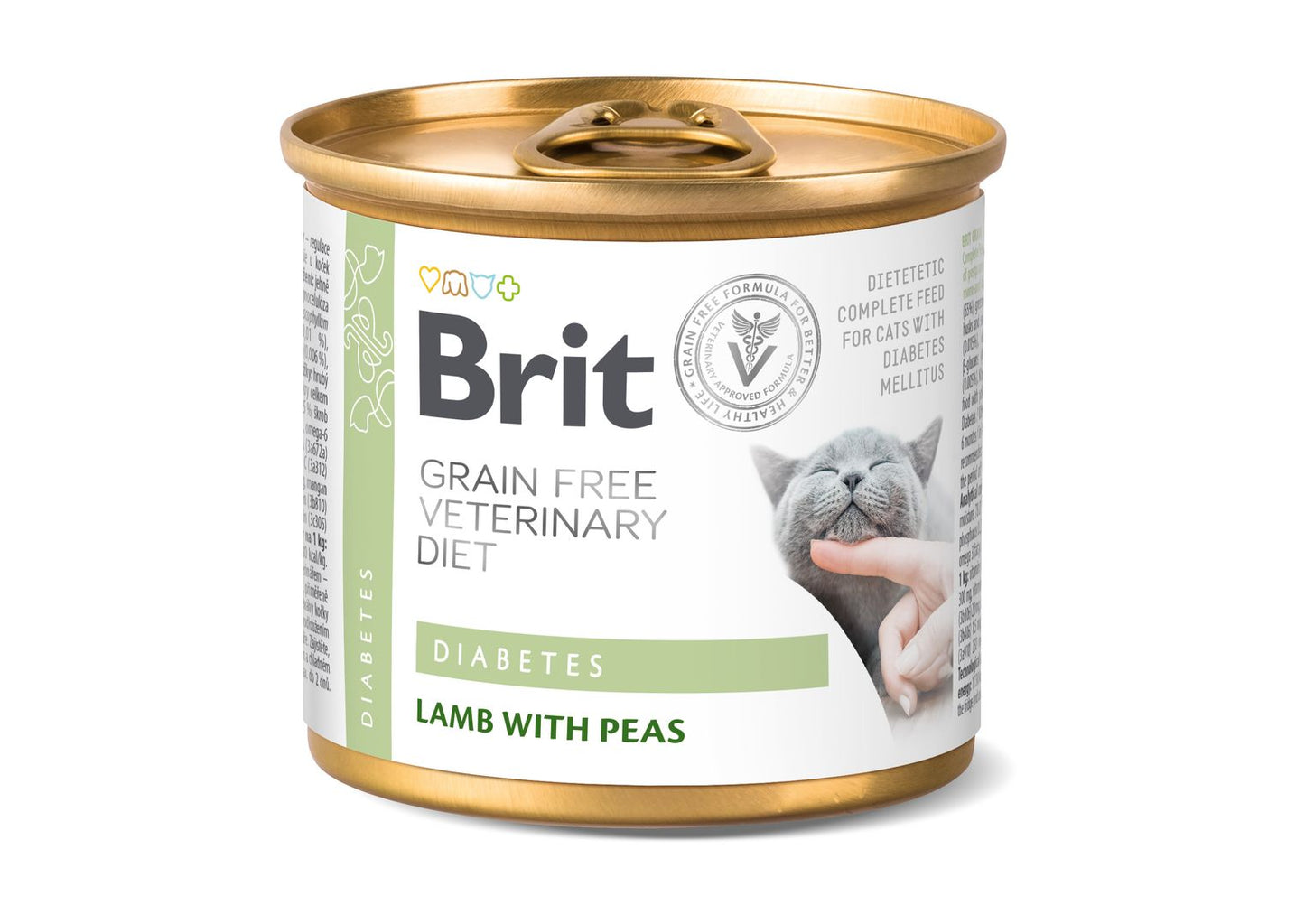 Brit GF Veterinary Diets CAT Diabetes konzerv