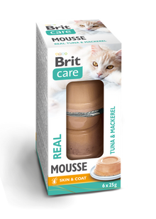 Brit Care Cat Mousse with Real Tuna and Mackerel 6*25 g