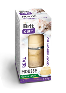 Brit Care Cat Mousse Real Chicken with Goat Milk 6*25 g