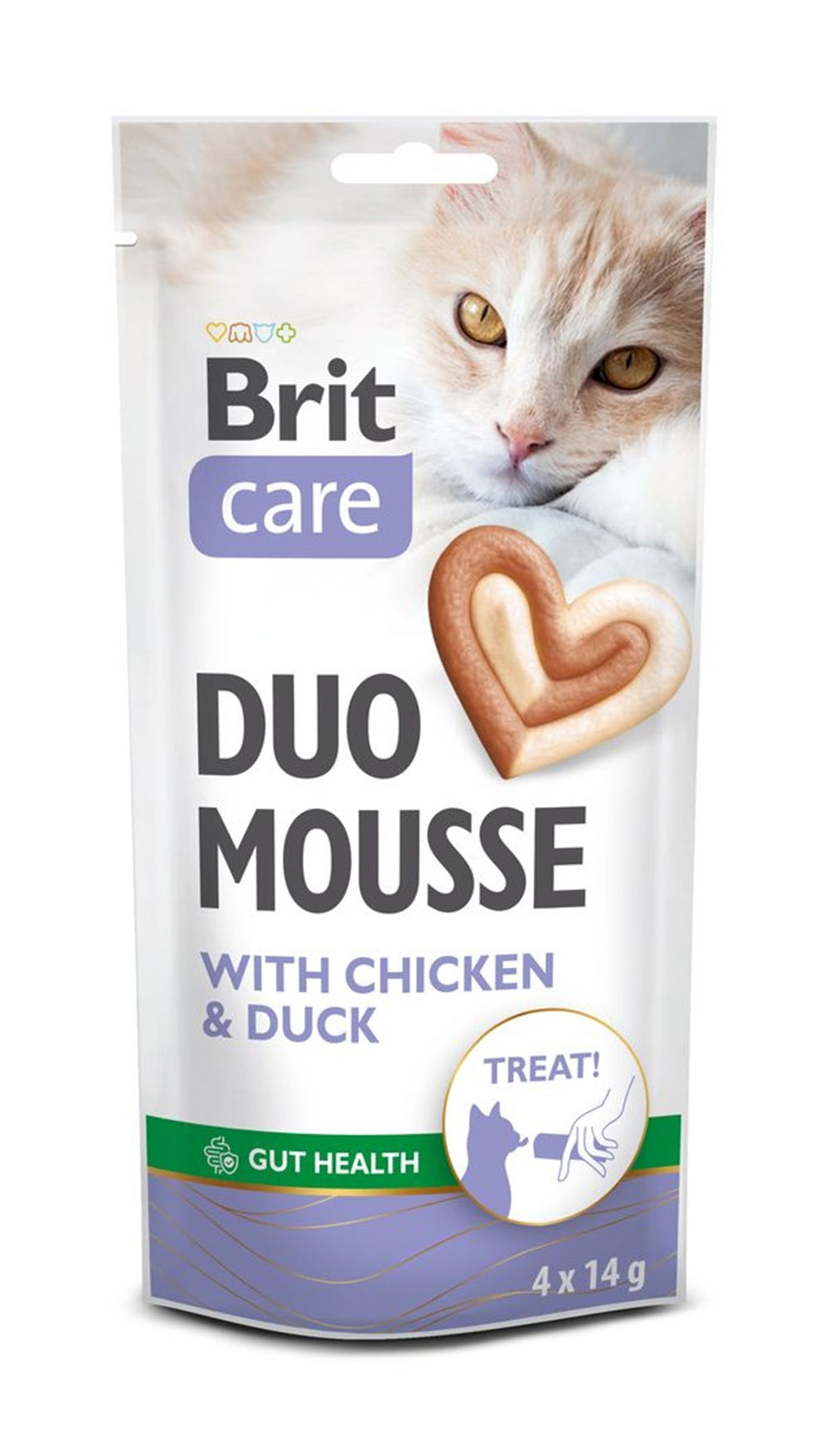 Brit Care Cat Creamy Duo Mousse with Chicken and Duck 4*14 g