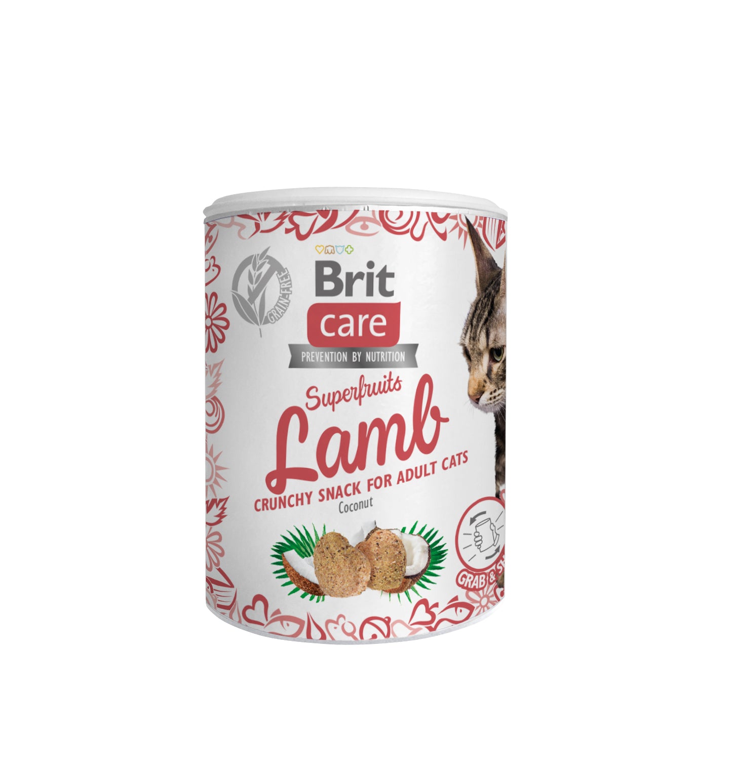 Brit Care Cat Snack Superfruits Lamb
