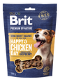 BRIT Premium by Nature Félnedves jutalomfalat kutyáknak Csirkehús málnával 180 g