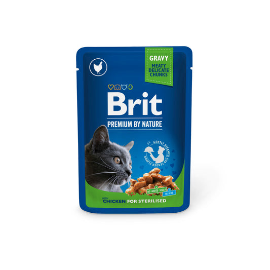 Brit Premium Cat Gravy STERILISED CSIRKE