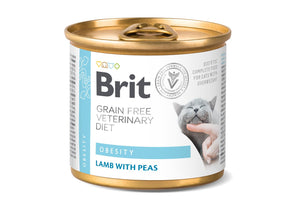 Brit GF Veterinary Diets CAT<br>Obesity konzerv