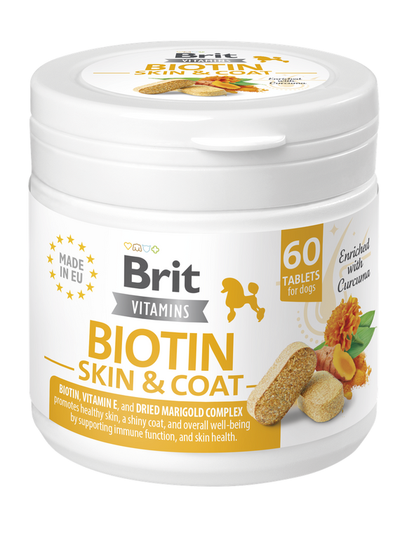 Brit Vitamins Biotin Skin & Coat 120 g<br><i>Kutyáknak</i>