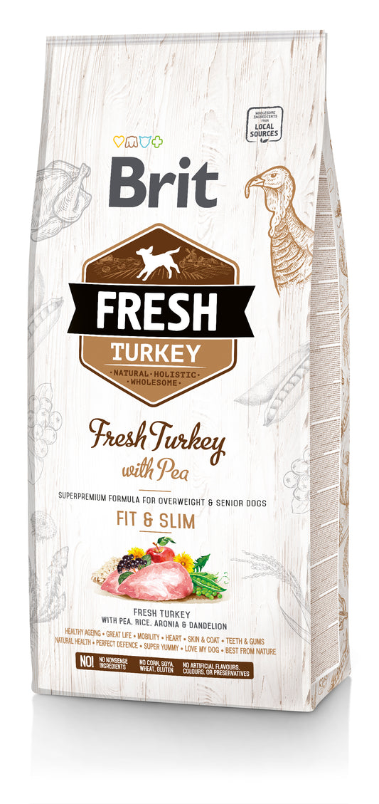 Brit Fresh FIT & SLIM PULYKA & BORSÓ