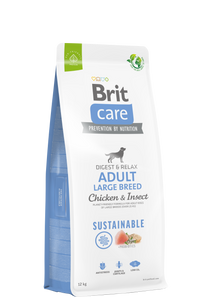 Brit Care ADULT - Large breed Sustainable - Fenntartható CSIRKE & ROVARFEHÉRJE