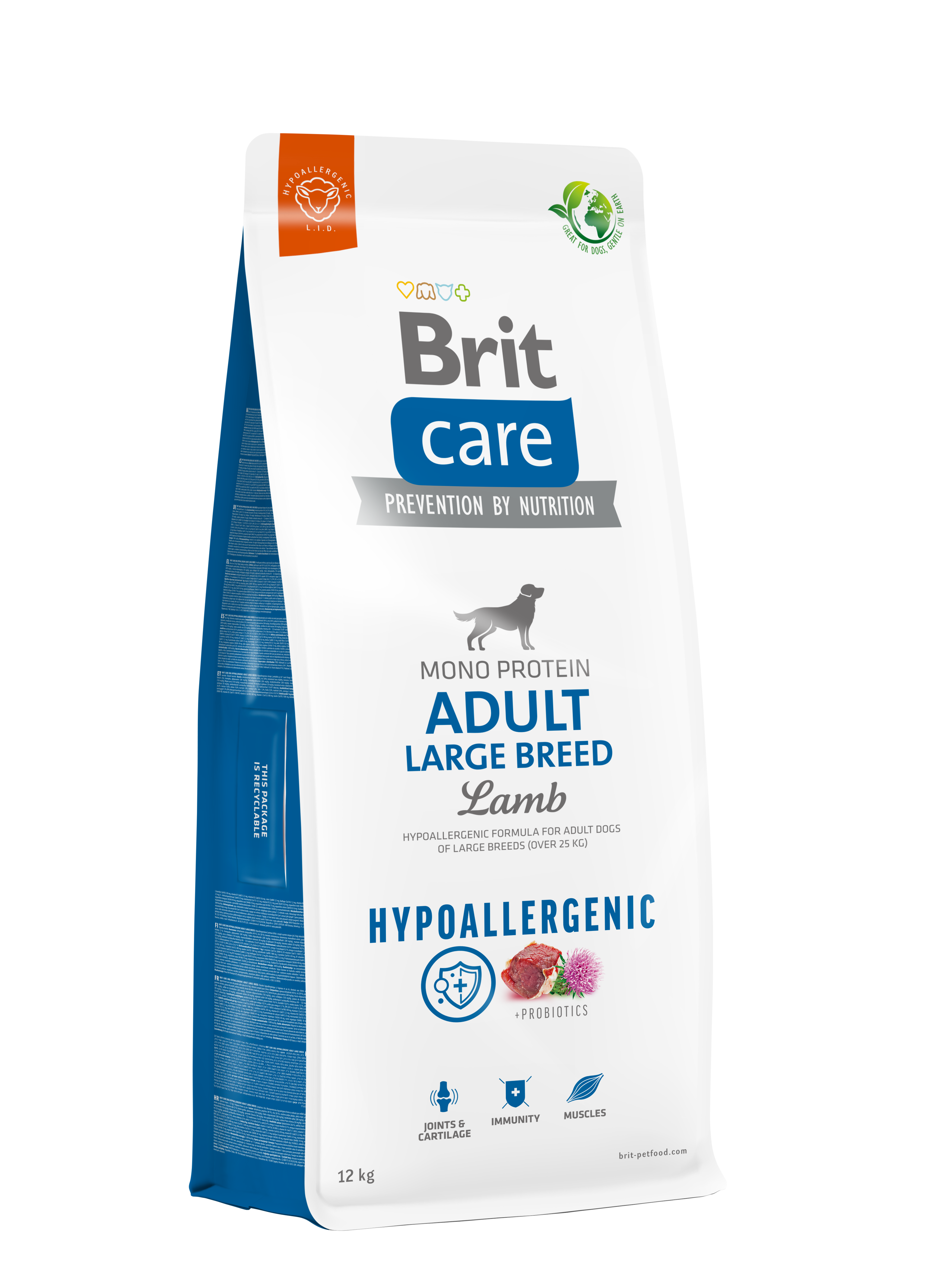 Brit Care Adult Large Breed Hipoallergén BÁRÁNY & RIZS