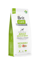 Brit Care ADULT - Medium breed Sustainable - Fenntartható CSIRKE & ROVARFEHÉRJE 12 KG AKCIÓ