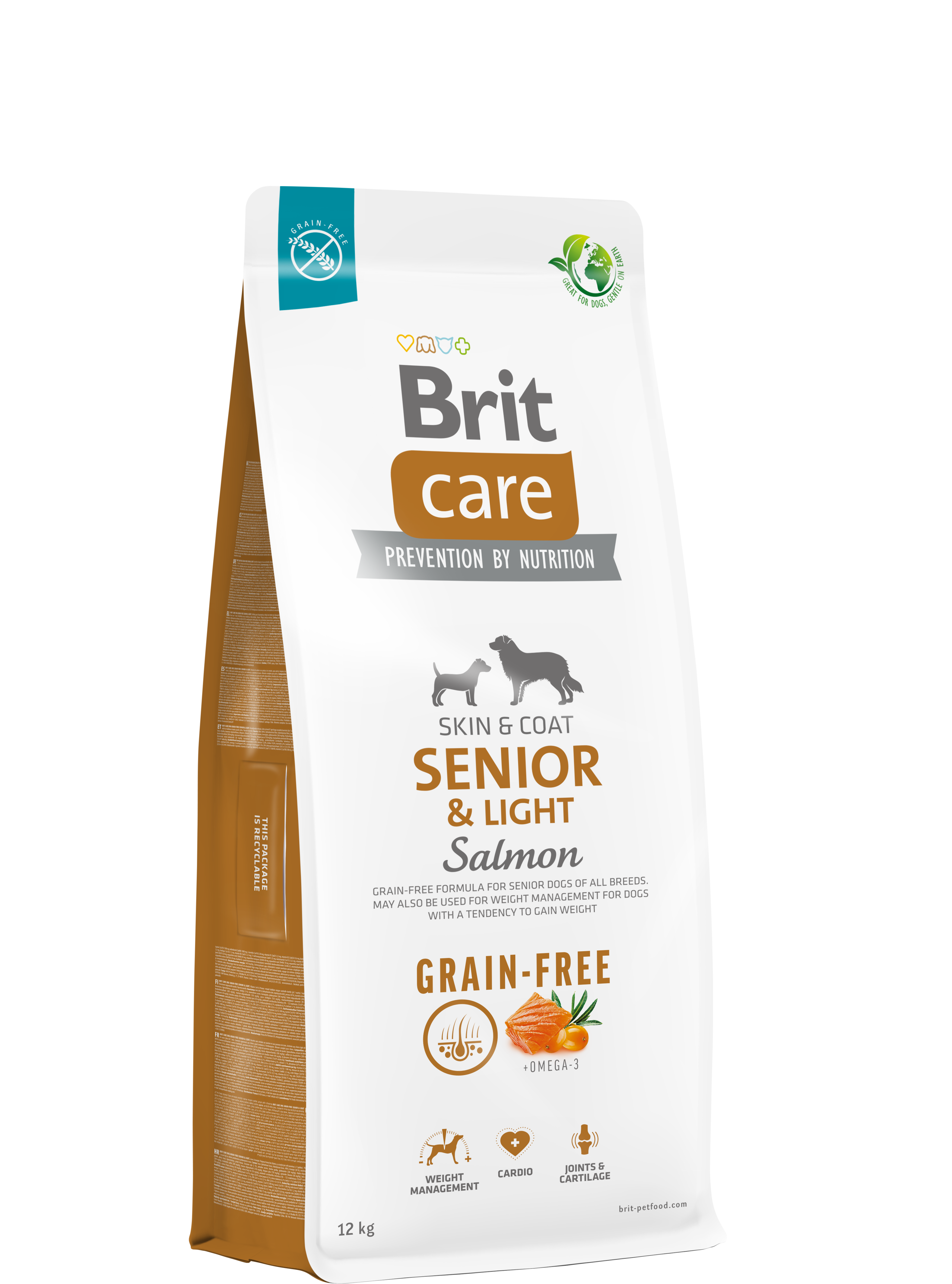 Brit Care Grain-Free Senior & Light Gabonamentes LAZAC & BURGONYA