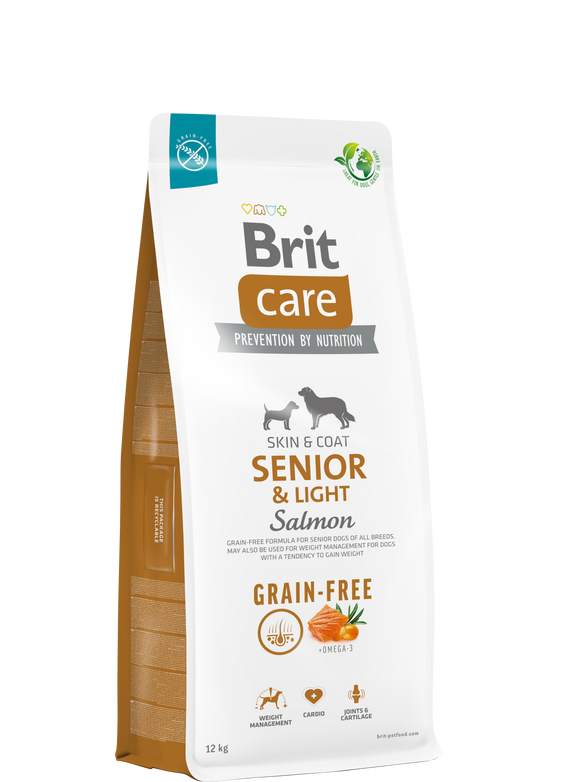 Brit Care Grain-Free Senior & Light<br>Salmon & Potato<br><i>Grain-free - Gabonamentes</i>