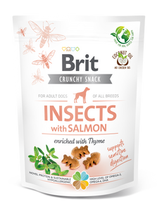 Brit Care Dog Crunchy Cracker Insects with Salmon and Thyme 200g