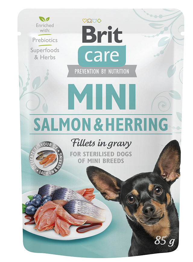 Brit Care Mini LAZAC & HERING Ivartalanított kutyáknak