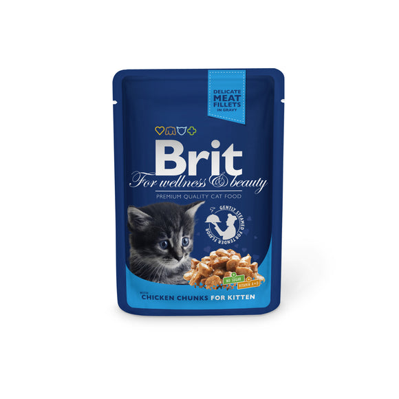 Brit Premium Cat Gravy KITTEN<br>CSIRKE